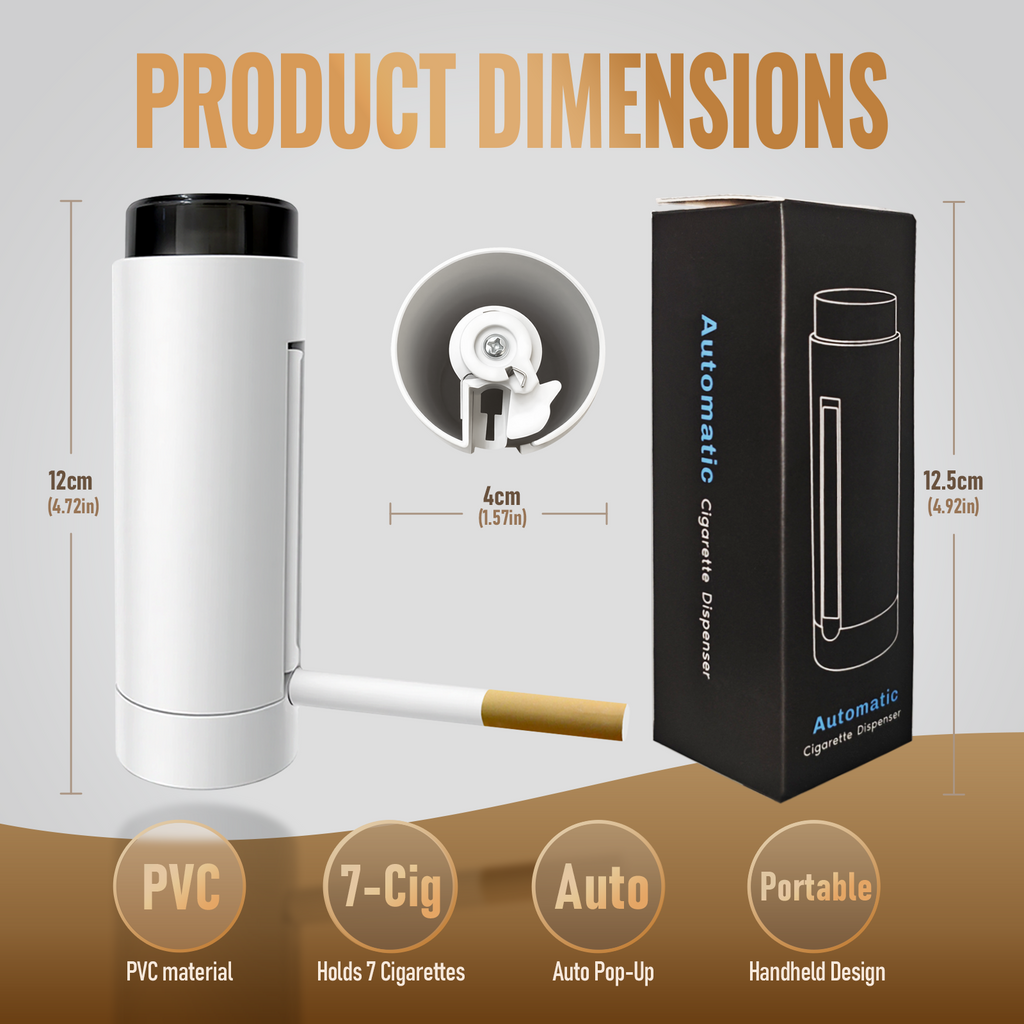 One-Press Pop-Up Cigarette Case