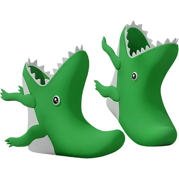 3D Dinosaur Crocodile Kids Rain Boots