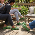 Funny 3D Crocodile Clogs