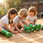 3D Dinosaur Crocodile Kids Rain Boots