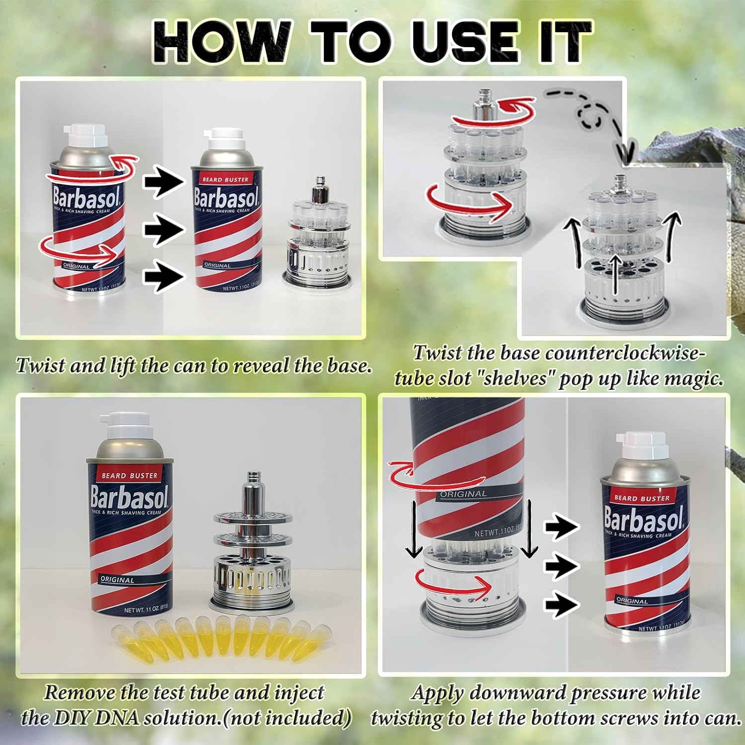 Jurassic Park Dinosaur DNA Cryo Can