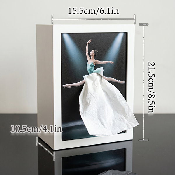 LED Skirt Tissue Box