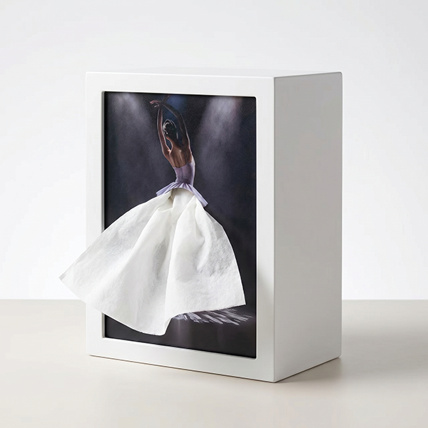 LED Skirt Tissue Box