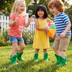 3D Dinosaur Crocodile Kids Rain Boots